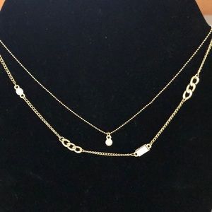 Bala Booste’ 2 feminine necklaces that layer, gold tone